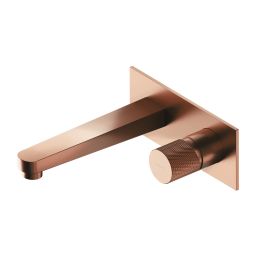 Omnires Contour bateria umywalkowa podtynkowa miedź szczotkowana CT8015CPB