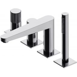Omnires Contour bateria wannowo-prysznicowa nawannowa chrom CT8032CR