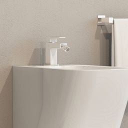 Omnires Parma bateria bidetowa stojąca chrom/biały PM7420CRB