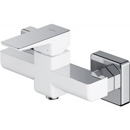 Omnires Parma bateria prysznicowa ścienna chrom/biały PM7440CRB