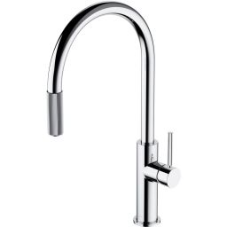 Omnires Switch bateria kuchenna z wyciąganą wylewką do podłączenia zestawu filtrującego chrom połysk SW9059CR