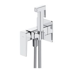 Omnires Parma bateria bidetowa z zestawem prysznicowym podtynkowa chrom SYSPMBI2CR