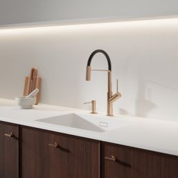 Omnires Vita bateria kuchenna stojąca miedź szczotkowana VI6350BLCPB