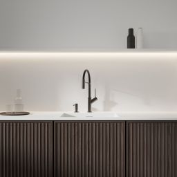 Omnires Vita bateria kuchenna stojąca grafit szczotkowany VI6350BLGR