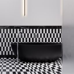 Omnires Y wylewka do baterii wannowej chrom WWYCR