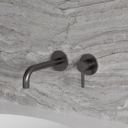 Omnires Y bateria umywalkowa podtynkowa grafit Y1215HLGR