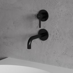 Omnires Y bateria umywalkowa podtynkowa czarna Y1215NBL