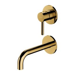 Omnires Y bateria umywalkowa podtynkowa złota Y1215NGL