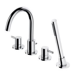 Omnires Y bateria wannowo-prysznicowa nawannowa chrom Y1232CR