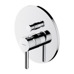 Omnires Y bateria wannowo-prysznicowa podtynkowa chrom Y1235ROCR