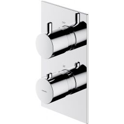 Omnires Contour bateria wannowo-prysznicowa podtynkowa termostatyczna chrom Y1236/KROCR
