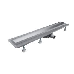 Omnires Lowfix odpływ prysznicowy 70 cm liniowy srebrny LOWFIX70TSL