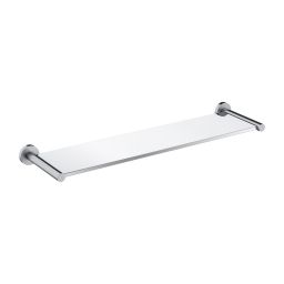 Omnires Modern Project półka łazienkowa 55 cm nikiel/szkło MP60930NI