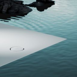 Omnires Aquarock brodzik prostokątny z maskownicą 100x80 cm biały mat AQUAROCK80-100BM