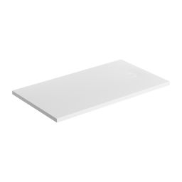 Omnires Aquarock brodzik prostokątny z maskownicą 160x80 cm biały mat AQUAROCK80-160BM