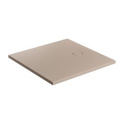 Omnires Aquarock brodzik kwadratowy z maskownicą 90x90 cm dune beige mat AQUAROCK90-KDB