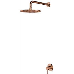 Omnires Y zestaw prysznicowy podtynkowy z deszczownicą miedź SYSY36CP