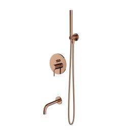 Omnires Y zestaw wannowo-prysznicowy podtynkowy miedź SYSYW01CP