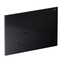 Omnires Strongframe + Minimal stelaż podtynkowy z przyciskiem spłukującym czarny mat do miski WC wiszącej STFWC1MRBLM