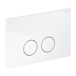 Omnires Strongframe + Minimal stelaż podtynkowy z przyciskiem spłukującym biały połysk do miski WC wiszącej STFWC1MRBP