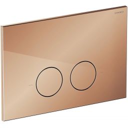 Omnires Eco Flush Set Strongframe + Minimal stelaż podtynkowy z przyciskiem spłukującym miedź połysk do miski WC wiszącej STFWCECO1MRCP