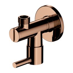 Omnires zawór ścienny kątowy miedź połysk 8857CP
