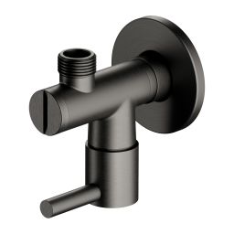 Omnires zawór ścienny kątowy grafit szczotkowany 8857GR