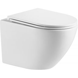 Omnires Ottawa miska WC z deską wolnoopadającą biały połysk OTTAWAMWBP