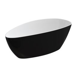 Omnires M+ wanna wolnostojąca 156x71 cm owalna biała BARCELONA156BCP