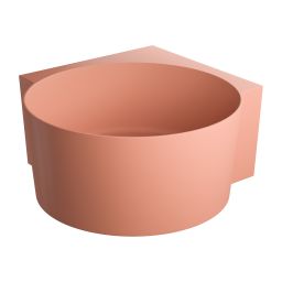 Omnires Ovo M+ wanna narożna 120x120 cm coral mat OVO120WNCO