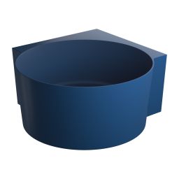 Omnires Ovo M+ wanna narożna 120x120 cm midnight blue mat OVO120WNMB