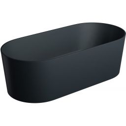 Omnires Ovo M+ wanna wolnostojąca 160x75 cm owalna black lava OVOWWBLV