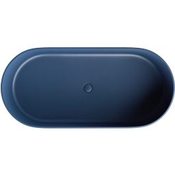 Omnires Ovo M+ wanna wolnostojąca 160x75 cm owalna midnight blue OVOWWMB