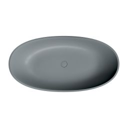 Omnires Shell M+ wanna wolnostojąca 148x75 cm owalna ash grey SHELL148WWAG