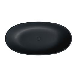 Omnires Shell M+ wanna wolnostojąca 148x75 cm owalna black lava SHELL148WWBLV