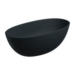 Omnires Shell M+ wanna wolnostojąca 148x75 cm owalna black lava SHELL148WWBLV