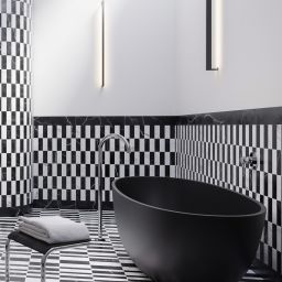 Omnires Shell M+ wanna wolnostojąca 148x75 cm owalna black lava SHELL148WWBLV