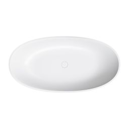 Omnires Shell M+ wanna wolnostojąca 148x75 cm owalna biały mat SHELL148WWBM