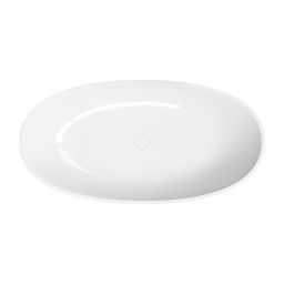 Omnires Shell M+ wanna wolnostojąca 148x75 cm owalna biały połysk SHELL148WWBP
