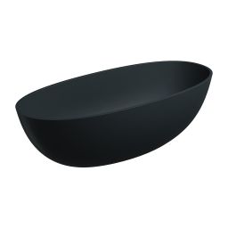 Omnires Shell M+ wanna wolnostojąca 175x78 cm owalna black lava SHELL175WWBLV