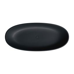 Omnires Shell M+ wanna wolnostojąca 175x78 cm owalna black lava SHELL175WWBLV