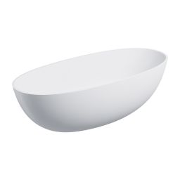 Omnires Shell M+ wanna wolnostojąca 175x78 cm owalna biały mat SHELL175WWBM