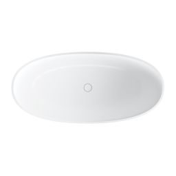 Omnires Shell M+ wanna wolnostojąca 160x75 cm owalna biały mat SHELLWWBM