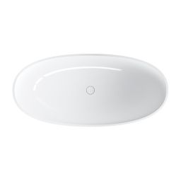 Omnires Shell M+ wanna wolnostojąca 160x75 cm owalna biały połysk SHELLWWBP