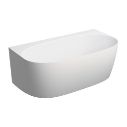 Omnires Valencia M+ wanna wolnostojąca 158x86 cm przyścienna biały mat  VALENCIAWPBM