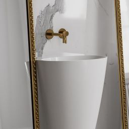 Omnires M+ umywalka 55x43 cm owalna wolnostojąca biała SIENAUWBP