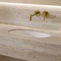 Omnires Shell M+ umywalka 48x31 cm owalna podblatowa biały mat SHELL480UPBM