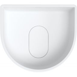 Omnires Cadence M+ umywalka 42x37 cm owalna nablatowa biała CADENCE420BM