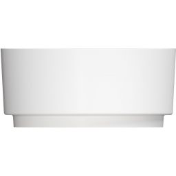 Omnires Cadence M+ umywalka 42x37 cm owalna nablatowa biała CADENCE420BM