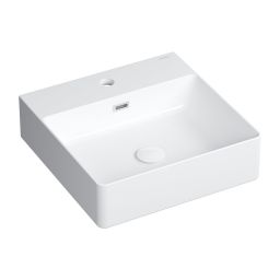 Omnires Garland umywalka 42x43 cm prostokątna nablatowa biała GARLAND420BP